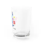 Kinkadesign うみのいきものカワイイShopの華やかボタニカルなハンドウイルカ Water Glass :right