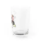 浦見のスズリのマコジュゲGAMES_黒文字ver Water Glass :right