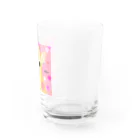 虹色PLUSのキュートな水玉うさぎちゃん Water Glass :right