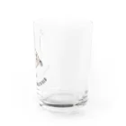 図鑑『動物達は自由奔放。』の『Grus Japonensis』＝タンチョウヅル Water Glass :right