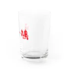 北風のゼリーの手鳩(Hand-pigeon)［白］ Water Glass :right