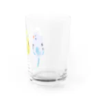 yomoyomo_yomogiのセキセイインコ_C Water Glass :right