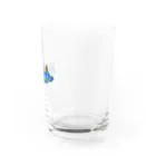 micro-diverのあおうみうし Water Glass :right