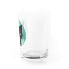 あずき缶のBLACK CAT Water Glass :right