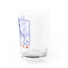 わわわ！デリバリーの肉まんもぐもぐガールブルー Water Glass :right