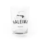 ハワイスタイルクラブのHALEIWA　BLK LOGO （両面プリント） グラス右面
