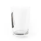 MKPoppp! shopのぼんやり黒猫 Water Glass :right