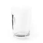 虹色PLUSのアルパカさんシルエット Water Glass :right