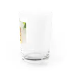 kumamia（くまみあ）のひょっこり！ぼくのクッキー（薄茶の子） Water Glass :right