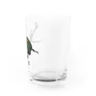 キッズモード某のスイカリュックのカブトムシ Water Glass :right