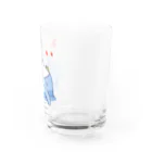 maia.の真夏のぐったりペンギン Water Glass :right