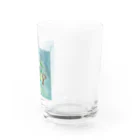 kitaooji shop SUZURI店のはねをかわかす Water Glass :right