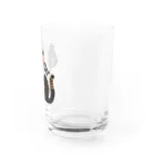 LAP CATs ＊hizaneko＊のバステト神（ベビちゃん仕様）文字凹バージョン Water Glass :right