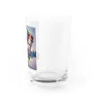 むすの敬礼ちびキャラ Water Glass :right