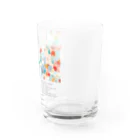 鳥救うSUZURIの『ぴぃ、多様性。』【寄付付き商品】 Water Glass :right