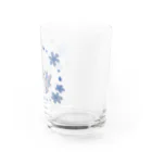 kina☆kinaの青のはなねこさん Water Glass :right