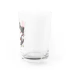 kumanoko_noteのもぐもぐにゃんこ・りんごあめ Water Glass :right