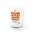 ザ・おめでたズ商店 SUZURI支店のGOOD BEER グラス Water Glass :right