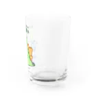 咲牙めぶの氷河期の氷でひょうがき氷をつくるステゴくん Water Glass :right