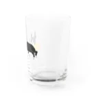 はねまる ショップの夢みるボストンテリア Water Glass :right