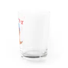 NIKORASU GOのサウナダジャレデザイン「ティラノサウナーズ」 Water Glass :right