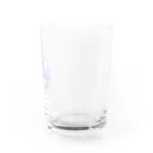 ヤギ屋本舗＊hoe オリジナルイラスト＊のBaby　Dragon　ほわきらver Water Glass :right