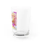 Healingcolor art椿のkawaii Water Glass :right