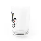 NEKOZOKUのしろねこくろねこバイクツーリング Water Glass :right