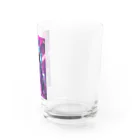 パンクビビッド•ピエロ団のパンクビビッド・ピエロキャット_グラスガール Water Glass :right