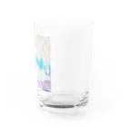 yunalunaのヴィーナスベルトの空に浮かぶ三日月 Water Glass :right