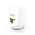 みんなのみすたーさんのお絵描きおうまさん Water Glass :right