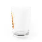 Vasetti_pressのパーカーを着たティラノサウルス Water Glass :right