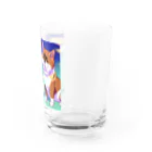 AAAAAのわんねこコンビ Water Glass :right