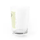 コハクのカーテンレールから見下ろすコハク Water Glass :right