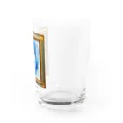 designworldの新しい地球へ飛び立つ平和のハト Water Glass :right