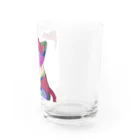 bokenasuの幸運を呼ぶ⁈虹色ネコ助 Water Glass :right