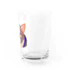 フクミンのふわふわネコ Water Glass :right