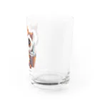 Vasetti_pressのフクロウとコーヒー Water Glass :right