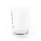 でぐーや　の天才デグー（白背景） Water Glass :right