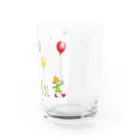 かえるのうた子のかえると風船 Water Glass :right