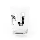 6_8のMBTI　ENTJさん用　グッズ　白 Water Glass :right