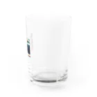 toukainogennのボードに乗る犬 Water Glass :right