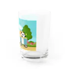 アプリコワークスのくまちゃん・みんなでお散歩 Water Glass :right