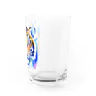 ZUKASAMAのワイルドな虎🐯 Water Glass :right