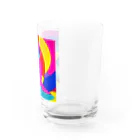 おしゃれなシティグッズの色鮮やかおしゃれアート Water Glass :right