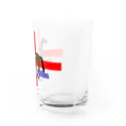 ホシガマタタクのenjoying keiba Water Glass :right