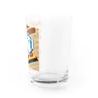 cunissaのドット絵コーヒーと電気ポット Water Glass :right