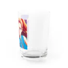 🎨デザイン宮殿🛍️の戦う乙女 Water Glass :right