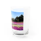 y-u-ki0179の富士山と本栖湖と芝桜 Water Glass :right