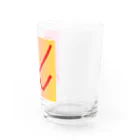 Maruchannのイニシャルk Water Glass :right